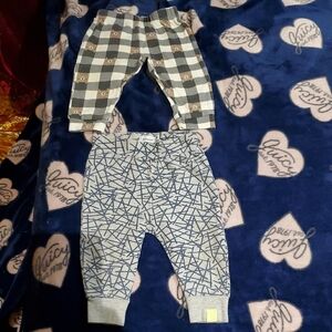 Baby Pants Set - Checkered and Abstract Patterns